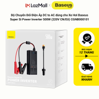 Bộ chuyển đổi điện áp DC to AC dùng cho ô tô Baseus CGNB Super Si Power Inverter 500W (220V CNEU)