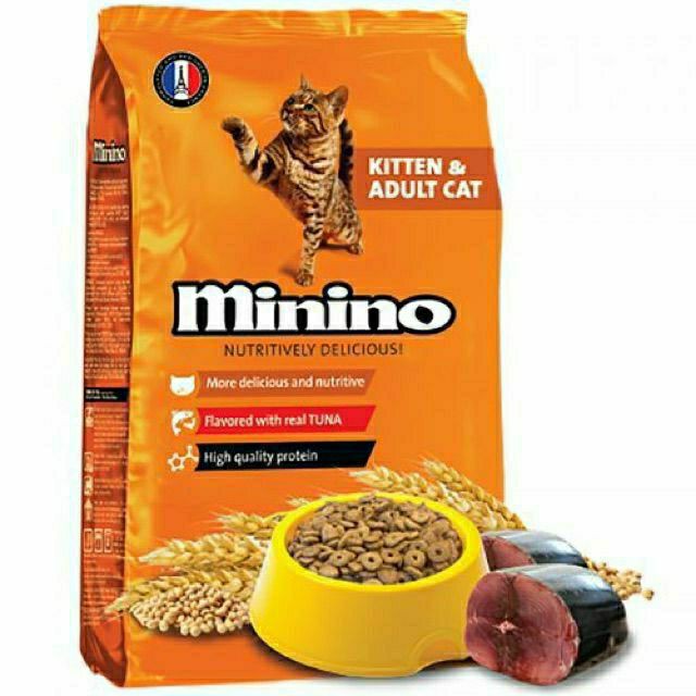 [HCM]com bo 3 bịch Hạt mèo MiniNo 1kg3