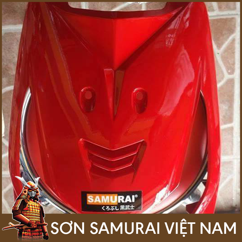 Sơn samurai màu đỏ - Chai sơn màu đỏ 6 sơn xịt samurai