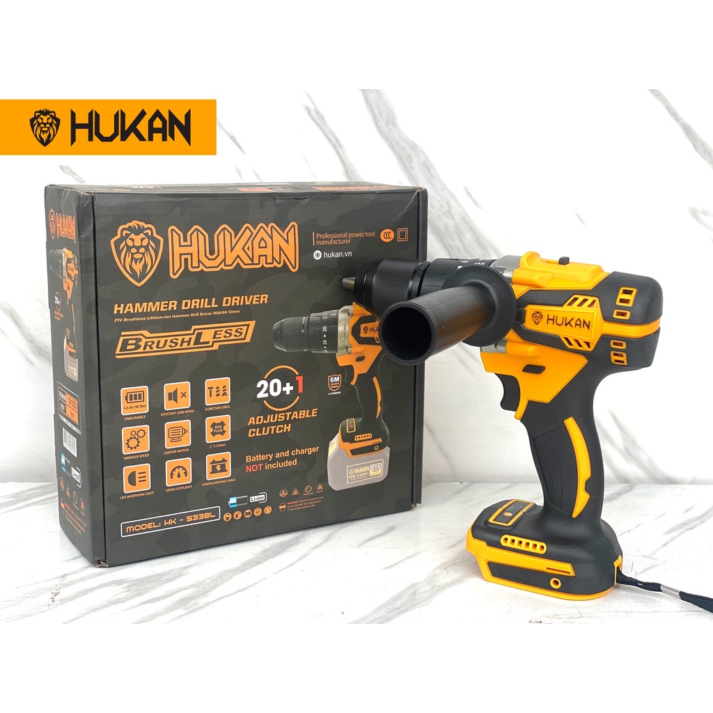 [BH 24 THÁNG] Máy Khoan Pin động cơ KHÔNG CHỔI THAN