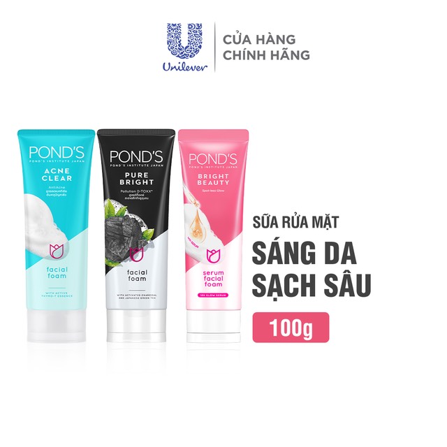 Sữa rửa mặt trắng da pond cao cấp