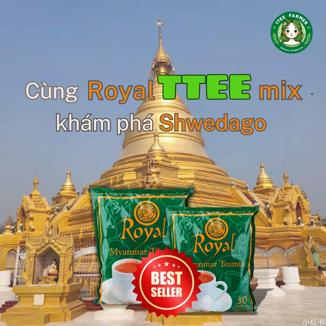 Combo 2 - Trà sữa tự pha hòa tan ROYAL MYANMAR  600g - CHÍNH GỐC - DATE 2027