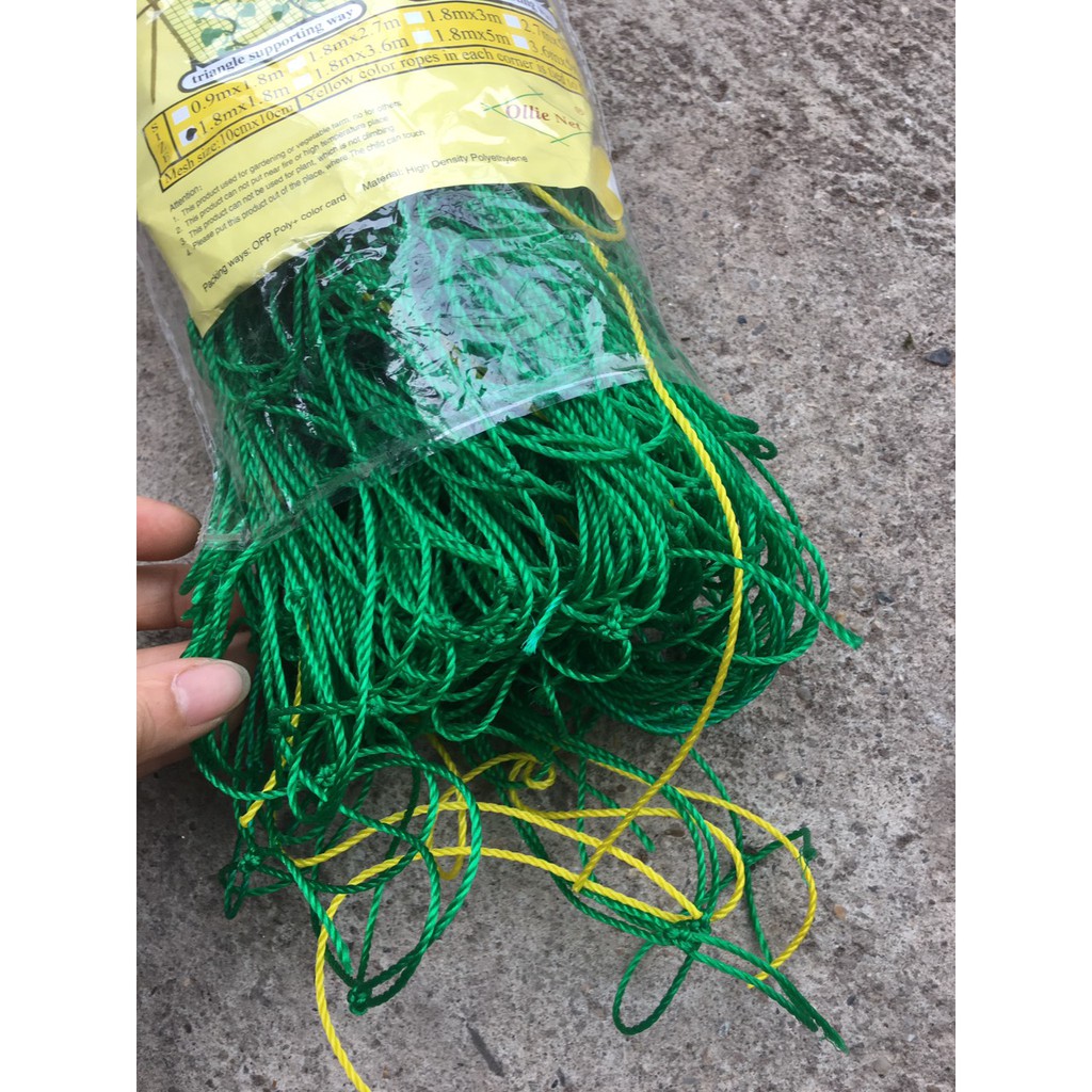 Lưới làm giàn dây leo, lưới làm giàn cây Ollie net , lưới leo giàn,lưới làm giàn dưa chuột, bầu bí, giàn hoa