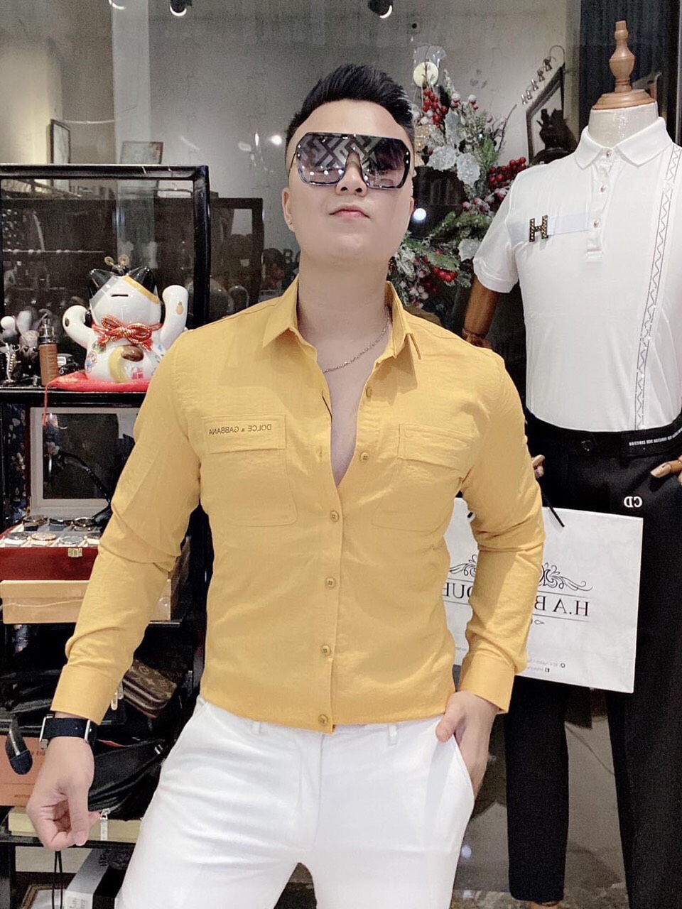 [HCM]Áo somi nam mẫu mới chất đũi phong cách đơn giản trẻ trung hàng cao cấp thời trang JULYSHOP94 A505