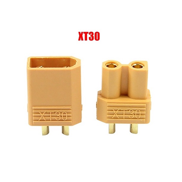 Set 3 Cặp jack nguồn XT30 (3 Đực + 3 Cái)