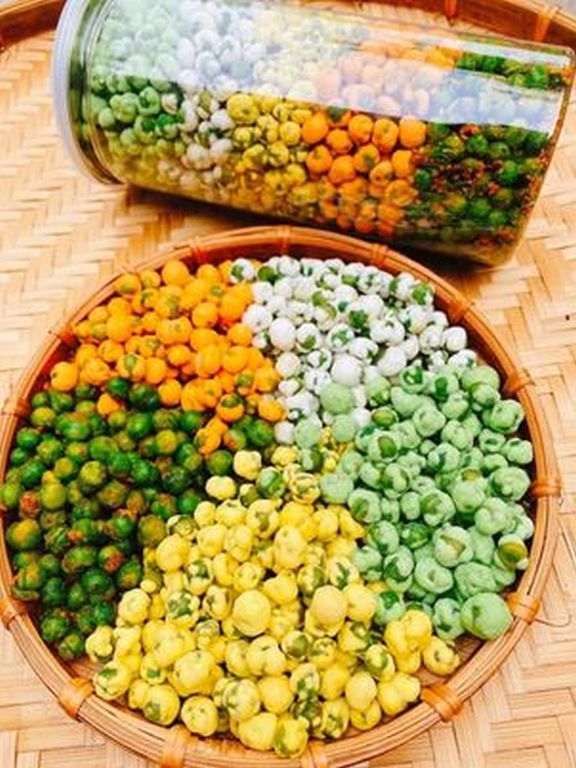 đậu hà lan mix 5 vị lon pet 300g