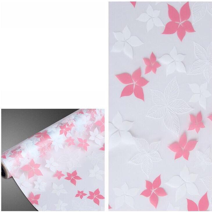 Combo 5 mét decal dán kính mẫu  hoa dây leo
