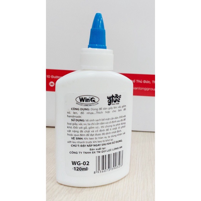 Keo sữa WinQ White Glue 120ml (WG-02)