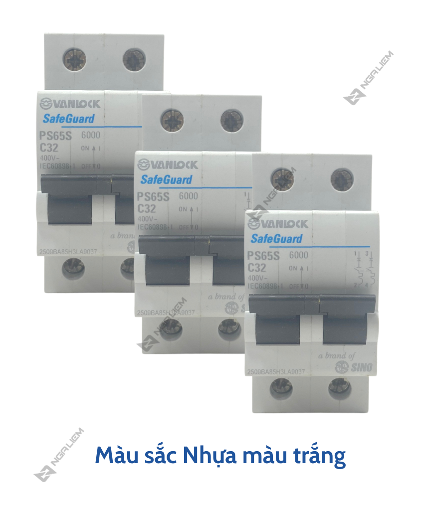 CB 2 Tép SINO (10A, 16A, 20A, 25A, 32A, 40A, 63A) PS45N - 2 Cực