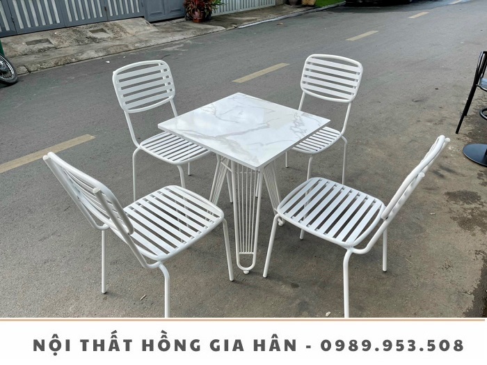 Bàn ghế cafe Tp.HCM Hồng Gia Hân G405