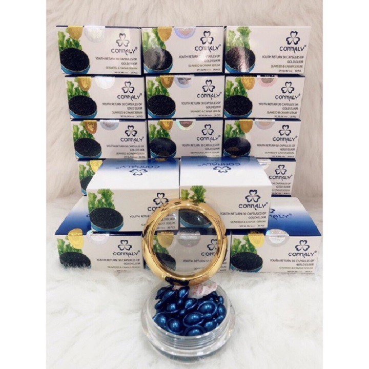 Viên dưỡng da & Mụn Connaly (Tinh chất Tảo Biển & Trứng Cá )