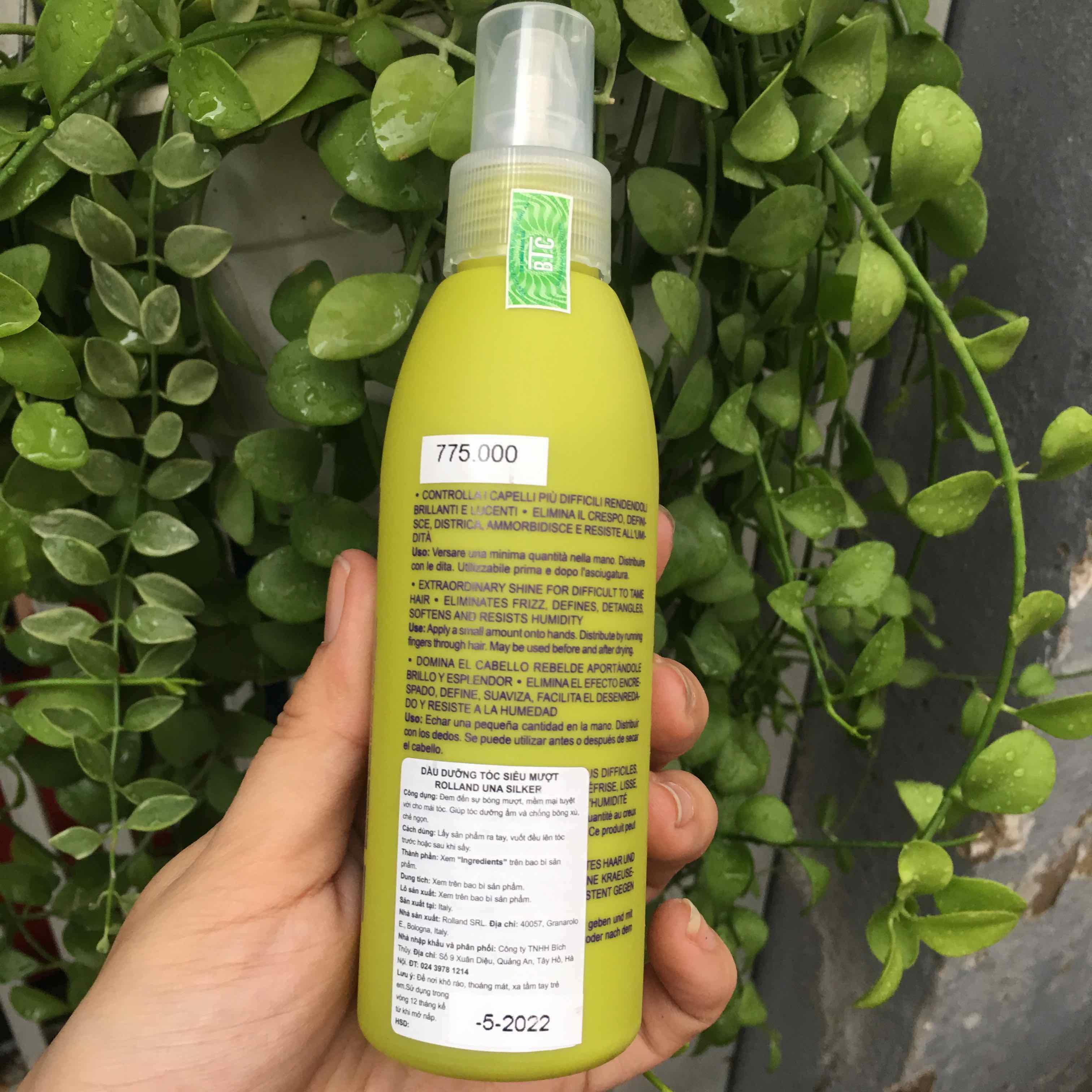 [HCM]Tinh dầu dưỡng siêu mượt Rolland Una Silker 150ml