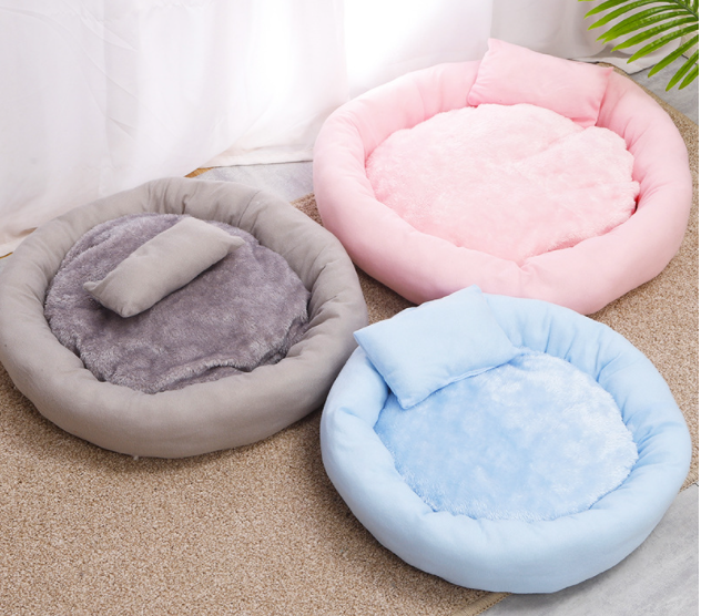 Đệm Nằm Nhà Ở Cho Thú Cưng Nhiều Size (Kèm Gối Nằm)