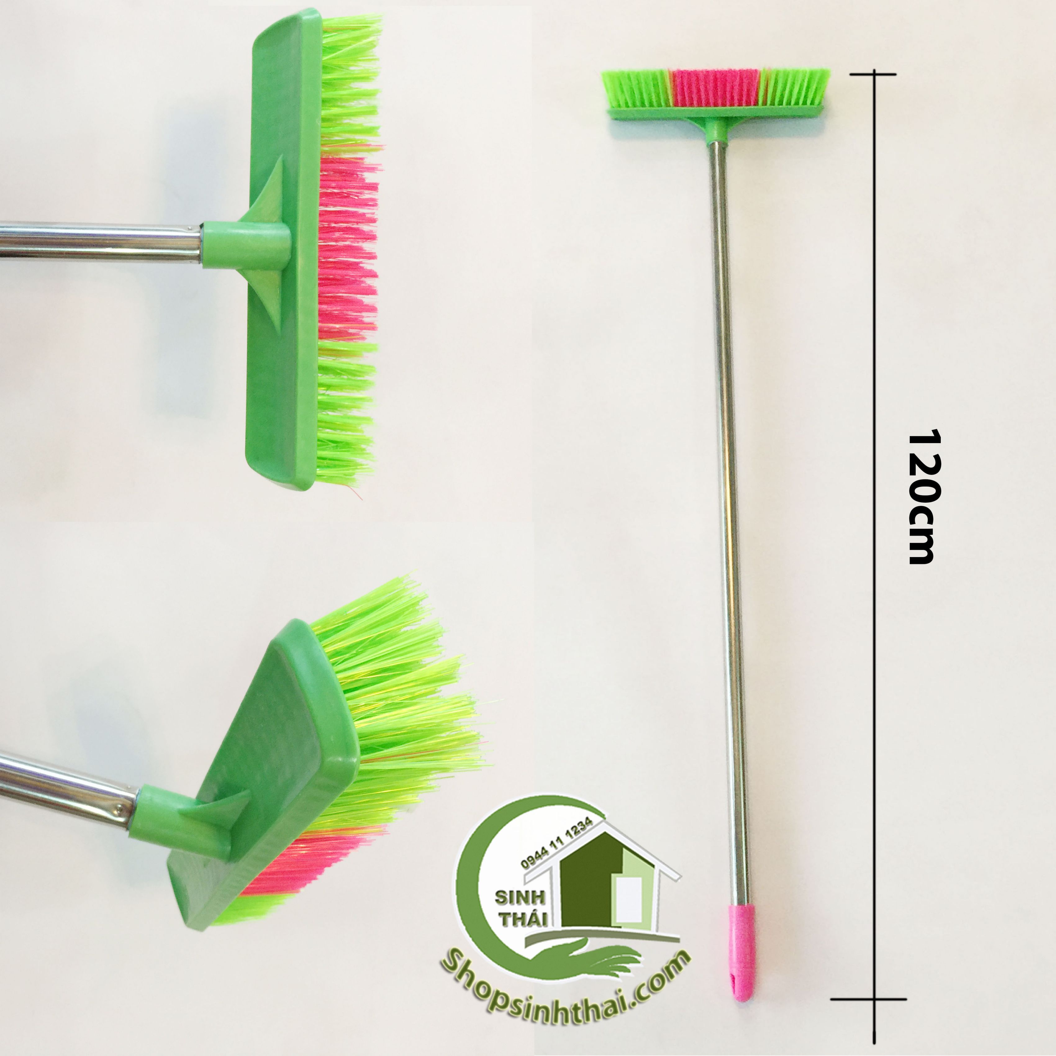 [HCM]Cây chổi cước chà sàn dài 120cm làm bằng inox chống rỉ sét chà sạch mọi vết bẩn trên sàn có độ đàn hồi tốt