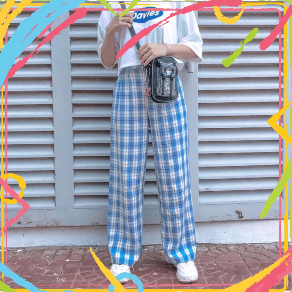 Quần kẻ karo to mẫu mới