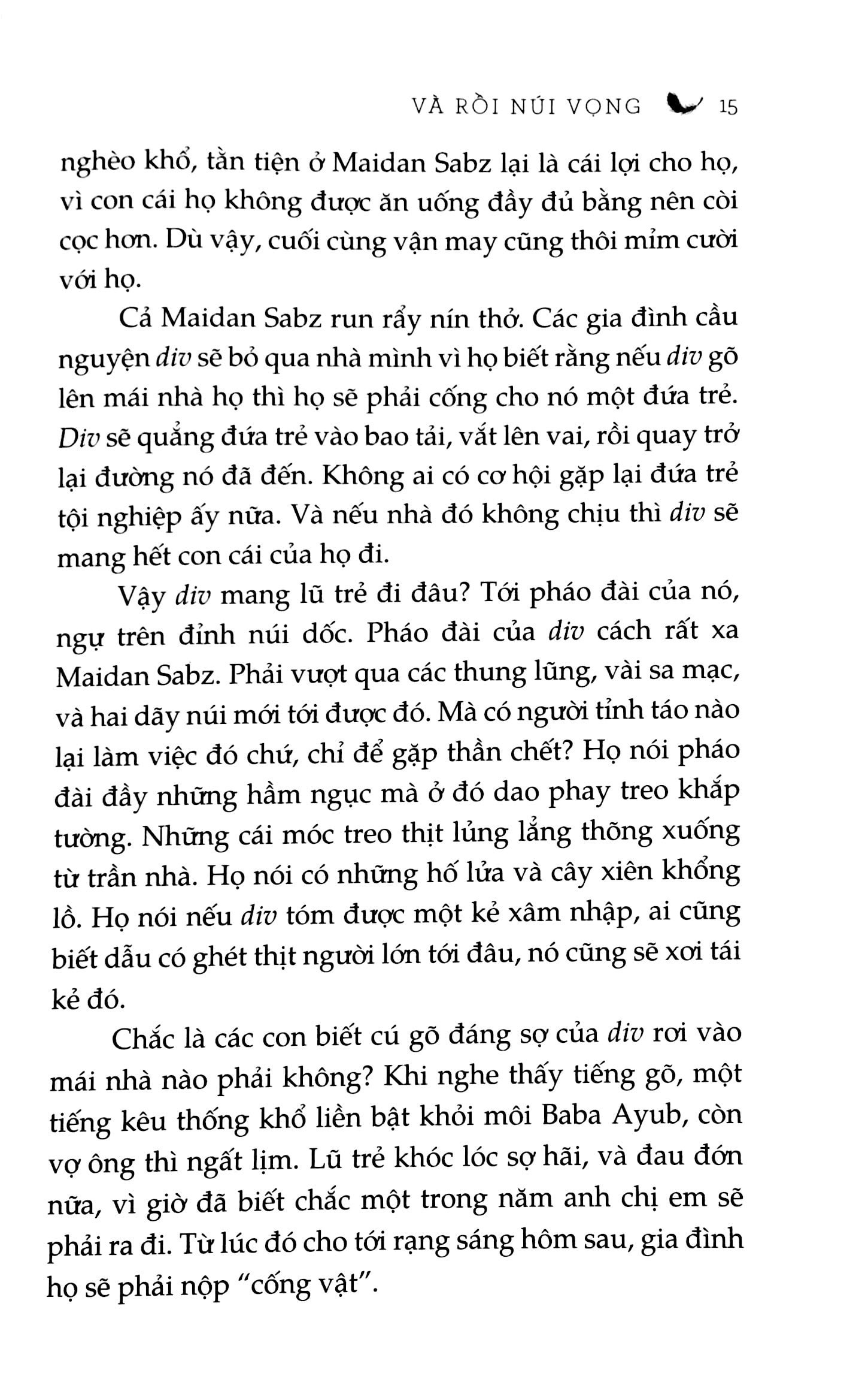 Sách Fahasa - Và Rồi Núi Vọng (Tái Bản)