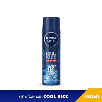Xịt ngăn mùi Nivea Men Cool Kick mát lạnh 150ml