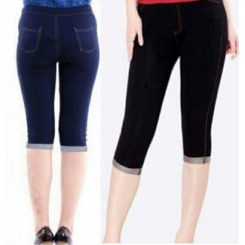 Quàn bò thun ngố lửng thun cao cấp hàn quốc co giãn 4 chiều-XMTĐ-mã giả bò lửng