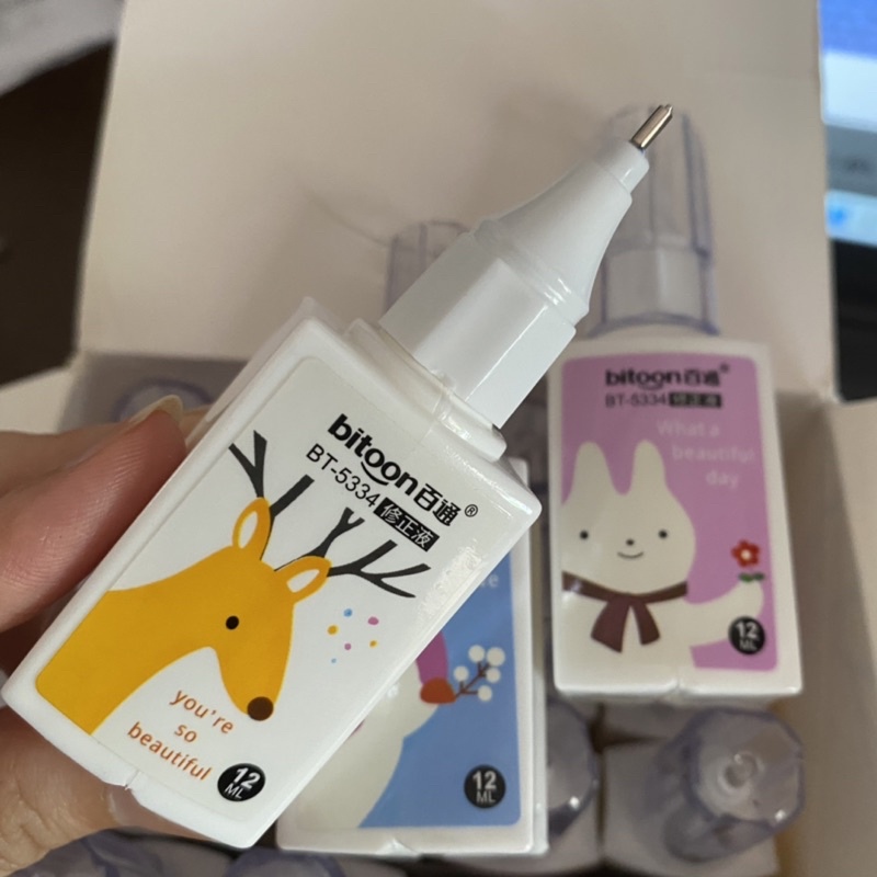 Bút Xoá Nước Bitoon Dễ Thương 12ml