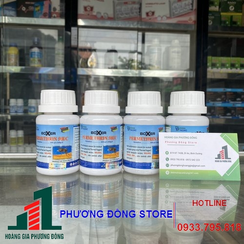 Thuốc diệt muỗi Boxer Permethrin 50EC - Chai 100ml