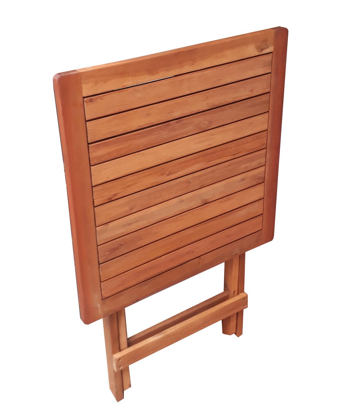 [HCM]Bàn cafe xếp gọn 60x60x72cm (Vàng nhạt)