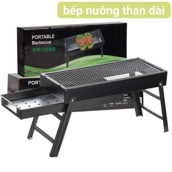 Bếp nướng than hoa dài --Bếp nướng than hoa dài cao cấp-bếp nướng ngoài trời-bếp nướng gia đình-bếp nướng than hoa