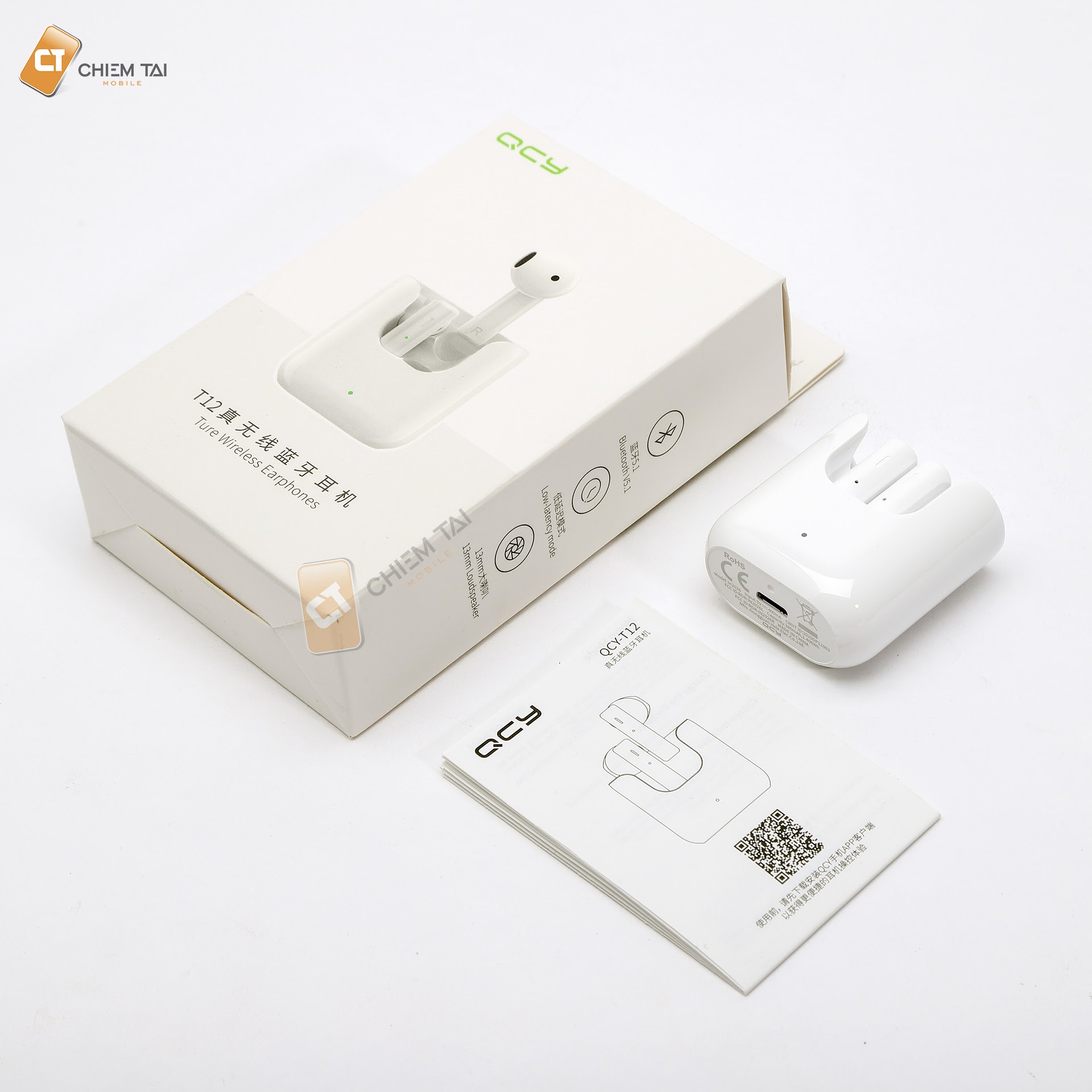 [HCM]Tai nghe Bluetooth True Wireless QC.Y T12