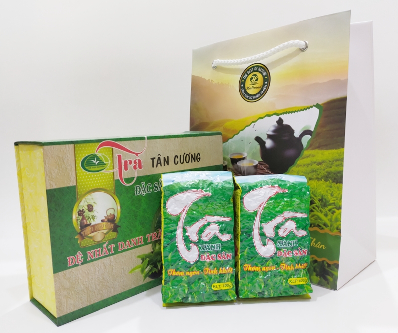 Trà Xanh Long Vân Đặc Biệt Cao Cấp Hộp 200gr