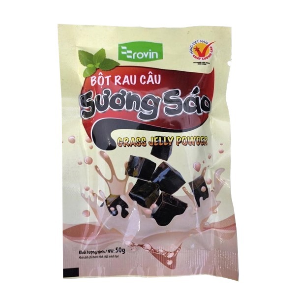 Bột sương sáo đen Hoàng Yến Gói 50g/hộp 5 gói 250g