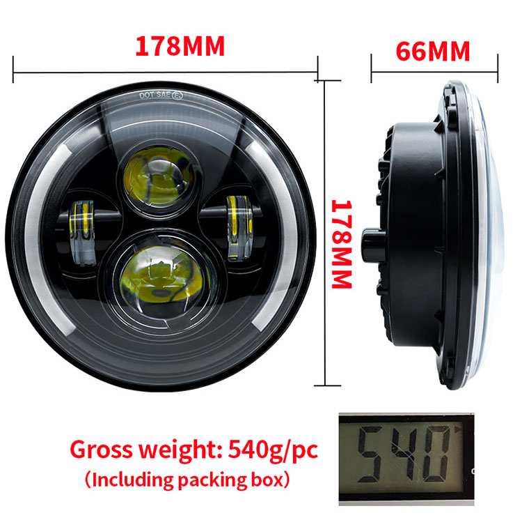 Chóa đèn bi cầu 7 inch fulled dùng cho PG1