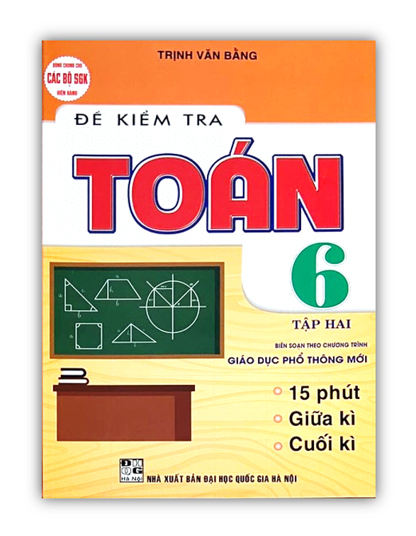 Sách - đề kiểm tra toán lớp 6 - tập 2