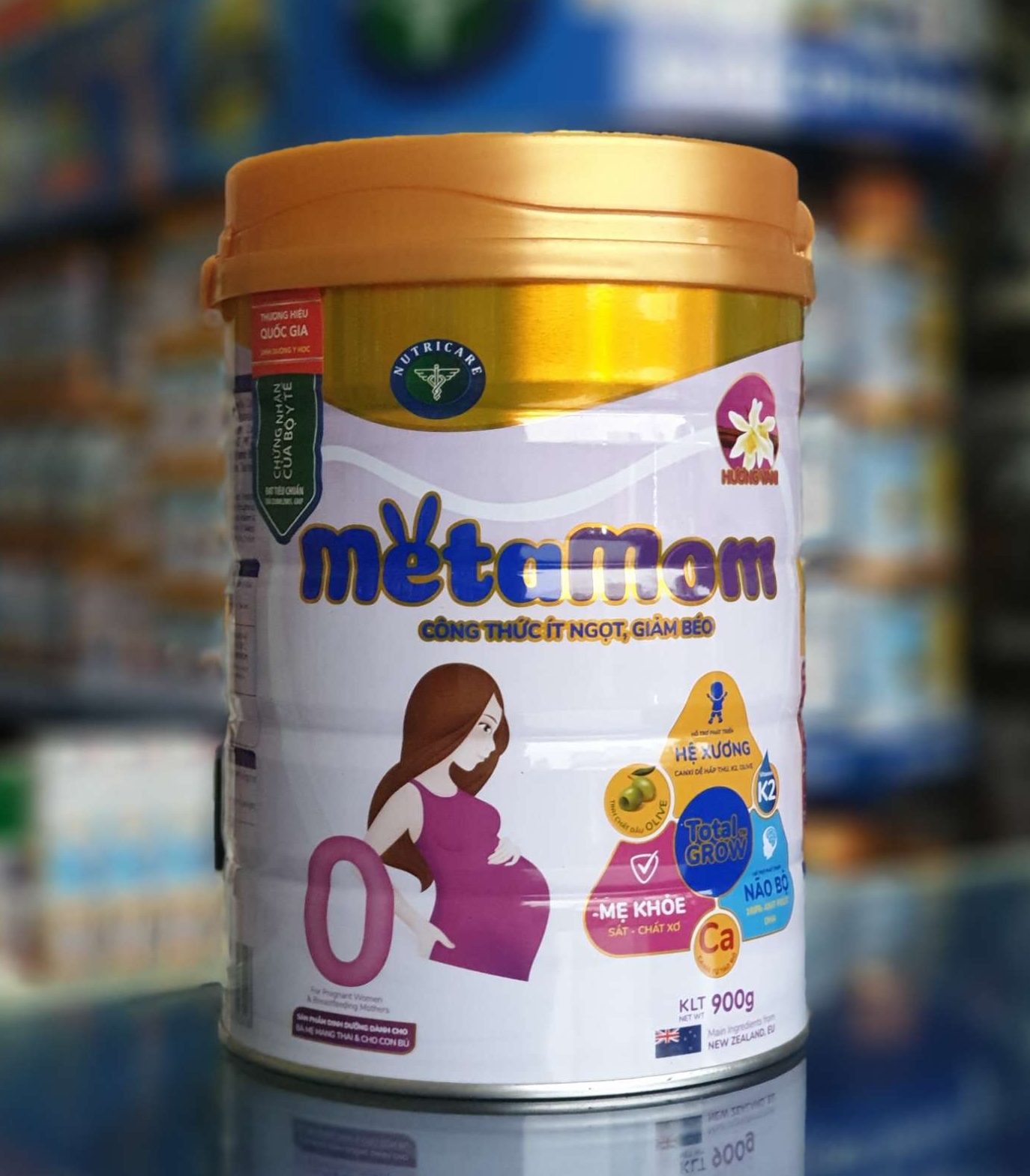 Sữa Bầu NutriCare MetaMom Cho mẹ bầu và sau sinh
