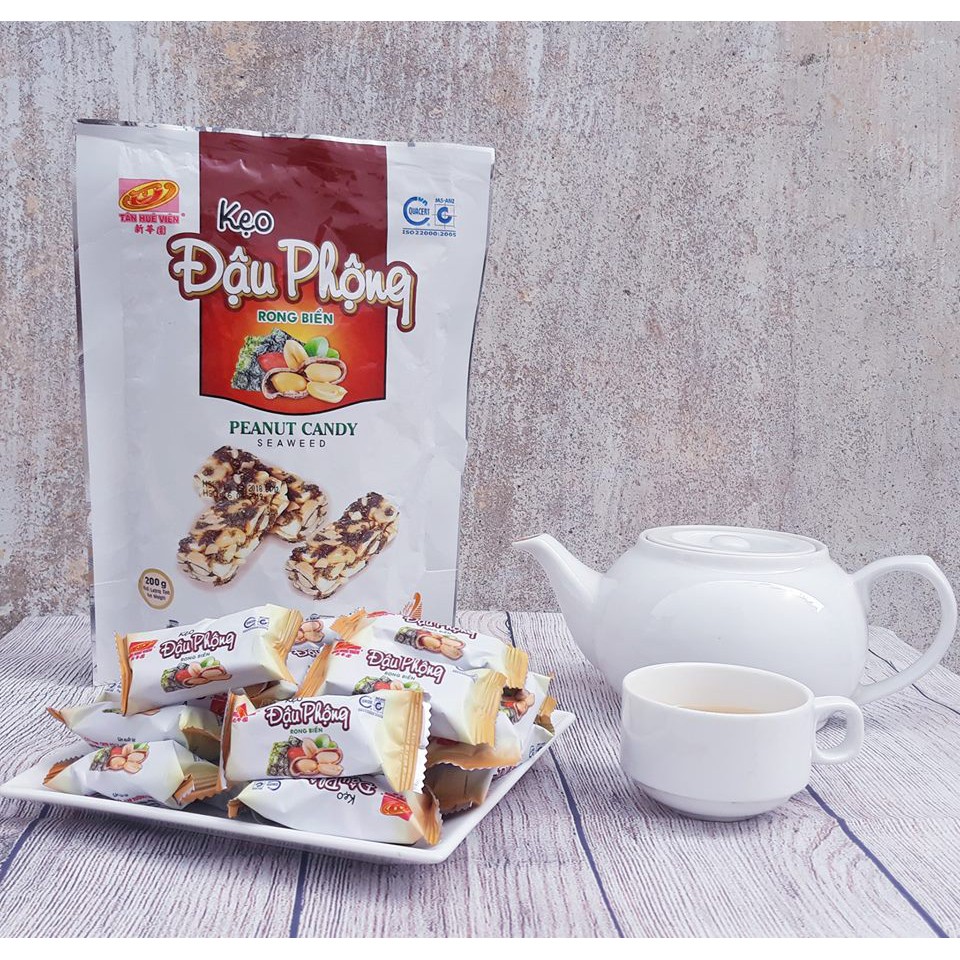 Kẹo đậu phộng rong biển 200gr (Tâm Huê Viên)