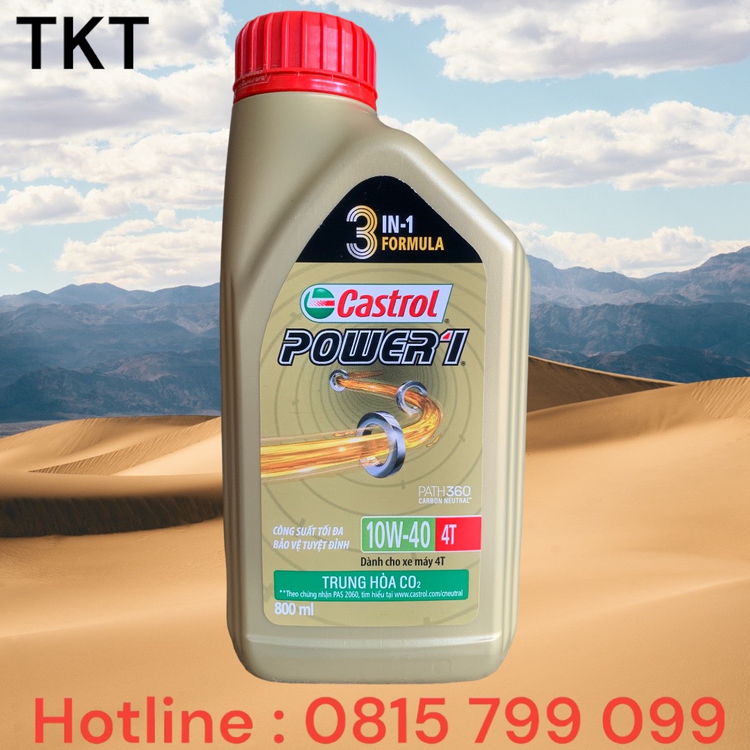 CASTROL POWER1 4T 10W40 0.8L