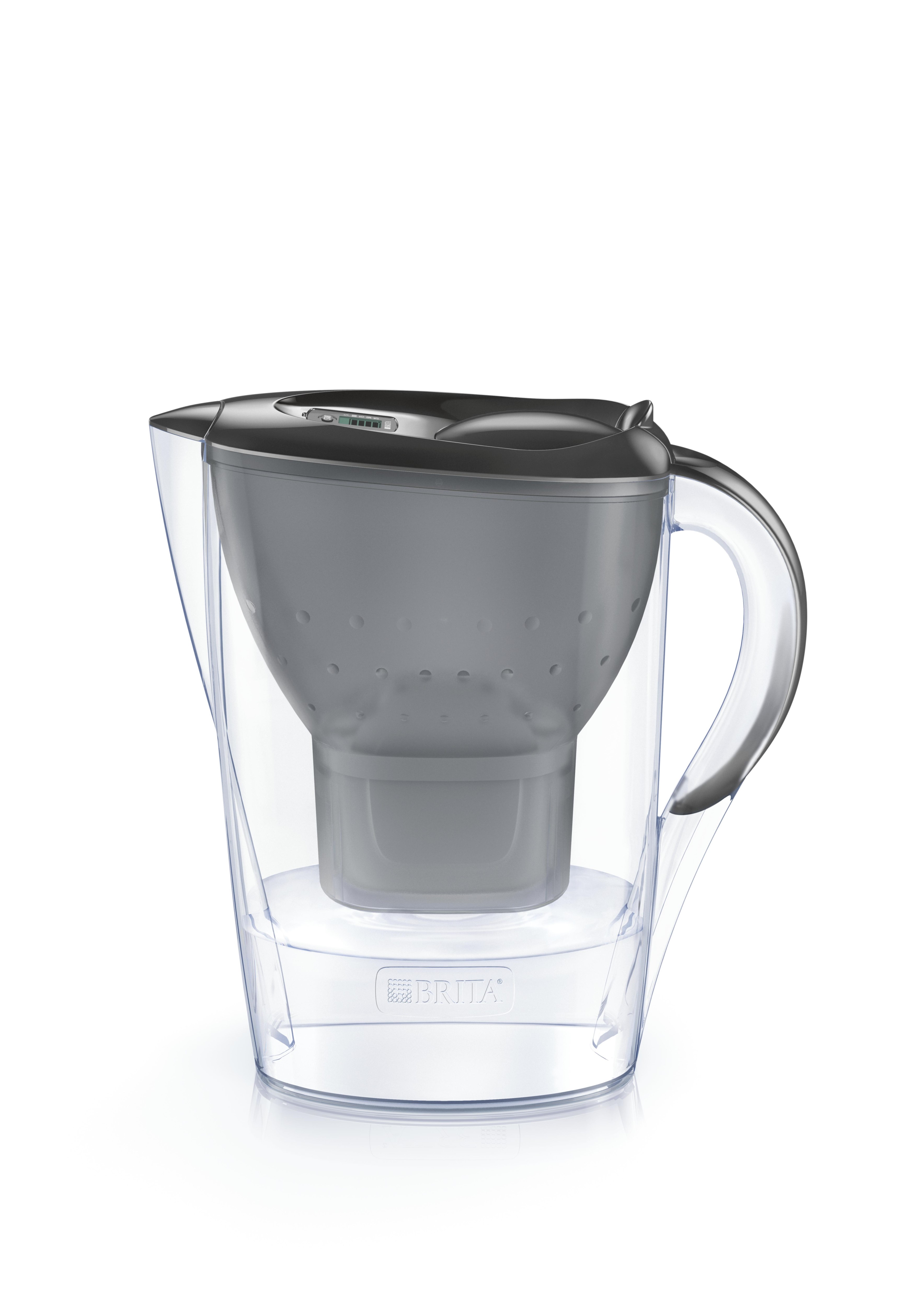 Bình lọc nước BRITA Marella Basic Graphite 2.4L (có sẵn 1 lõi lọc Maxtra)