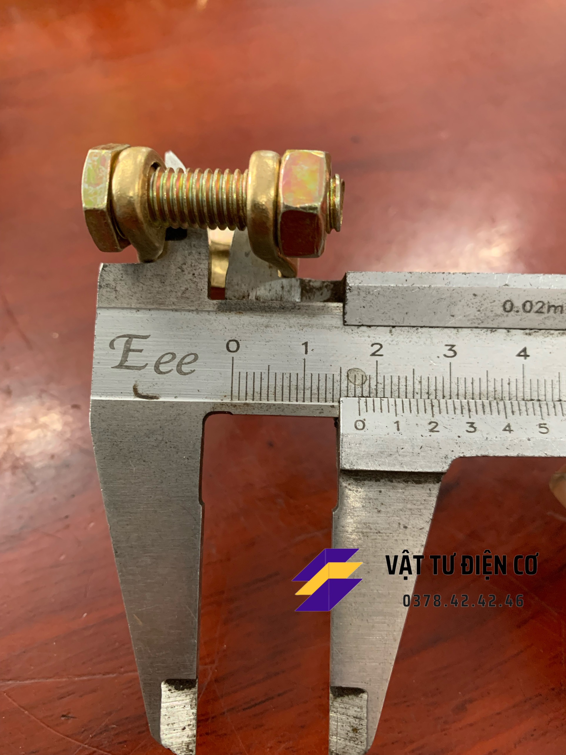 CỌC BÌNH ẮC QUY ĐỒNG THAU ĐẦU BỌP TRÒN LỚN PHI 18 (D18MM) - 1 CẶP