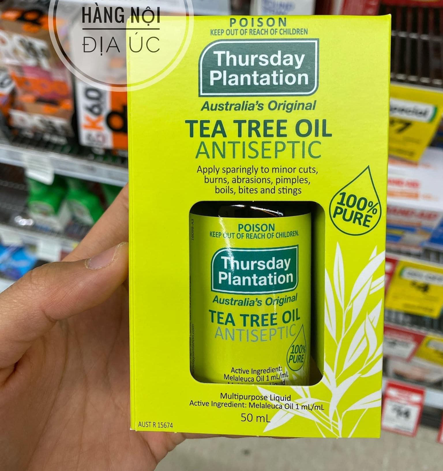 Tinh dầu tràm Thursday Plantation Tea Tree Oil 50ml