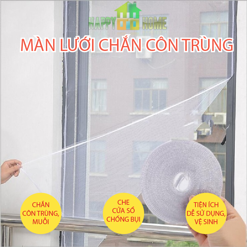 Màng Lưới Chắn Côn Trùng Dán Cửa Sổ DIY