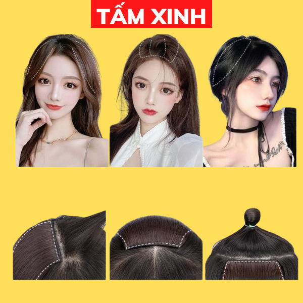 2 Kẹp phím phồng chân tóc 2 bên