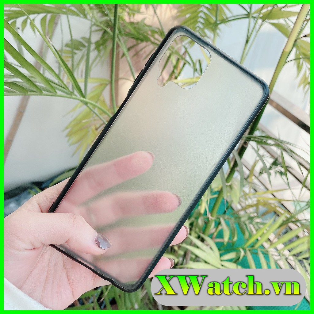 Ốp lưng viền cao su nhám mờ Samsung Galaxy A12
