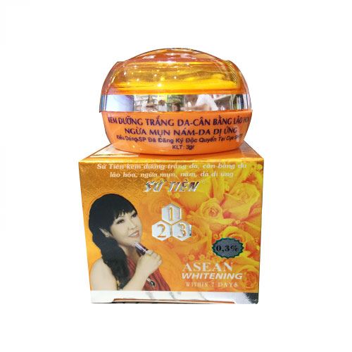 #GIÁ RẺ!!! COMBO 2 Kem SỨ TIÊN màu cam dưỡng trắng da, cân bằng da lão hóa, ngừa MỤN, NÁM, da dị ứng