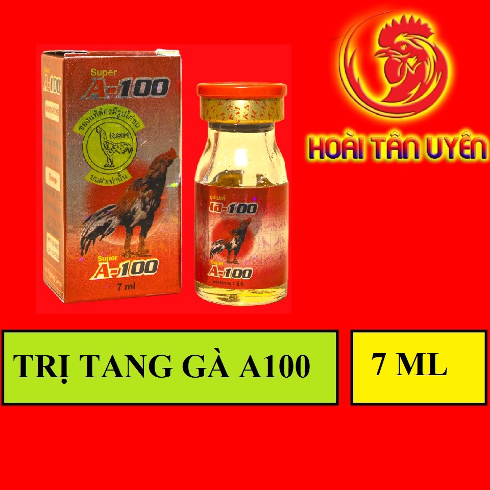 A100 tang, phù cho gà đá LỌ 7 CC