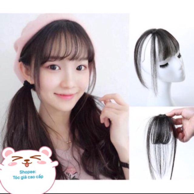 Tóc Giả 3D - Tóc Mái Thưa 3D - Tóc Giả 1 kẹp