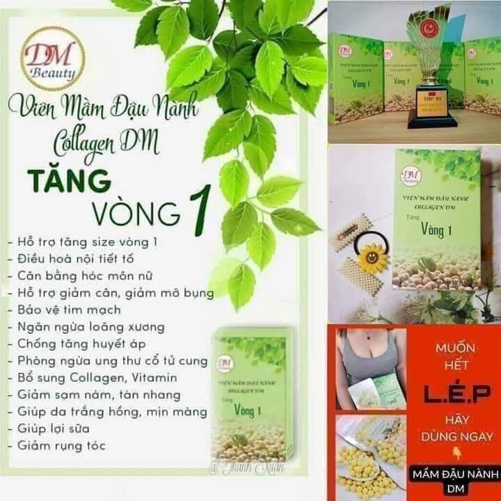 Viên Mầm Đậu Nành Tăng Vòng 1