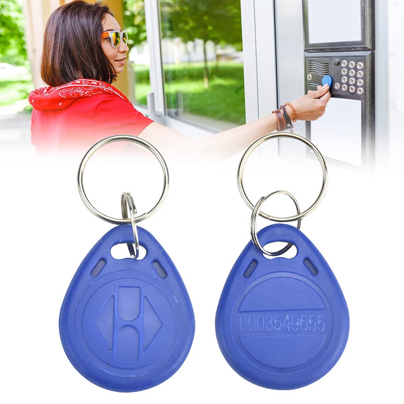 50Pcs 125 Khz Proximity ID Card RFID Keyfob Access Control Key for Door Entry Access Control System TK4100