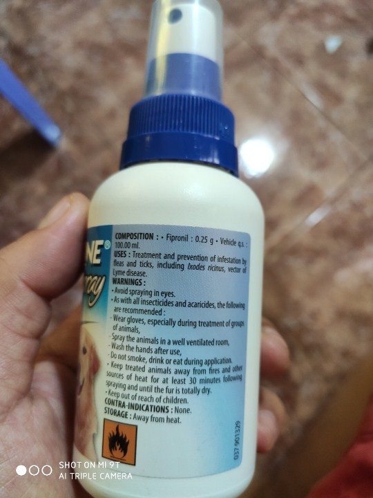 Xịt ve rận bọ chét cho chó mèo Frontline Spray 100ml