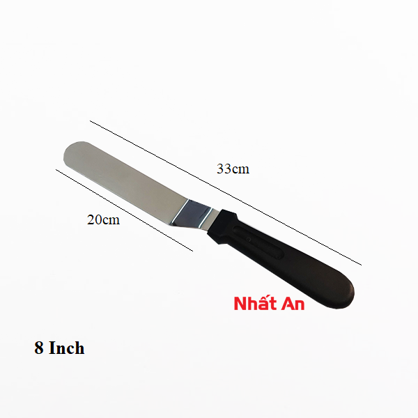 Dao chà láng cong cán nhựa 8"