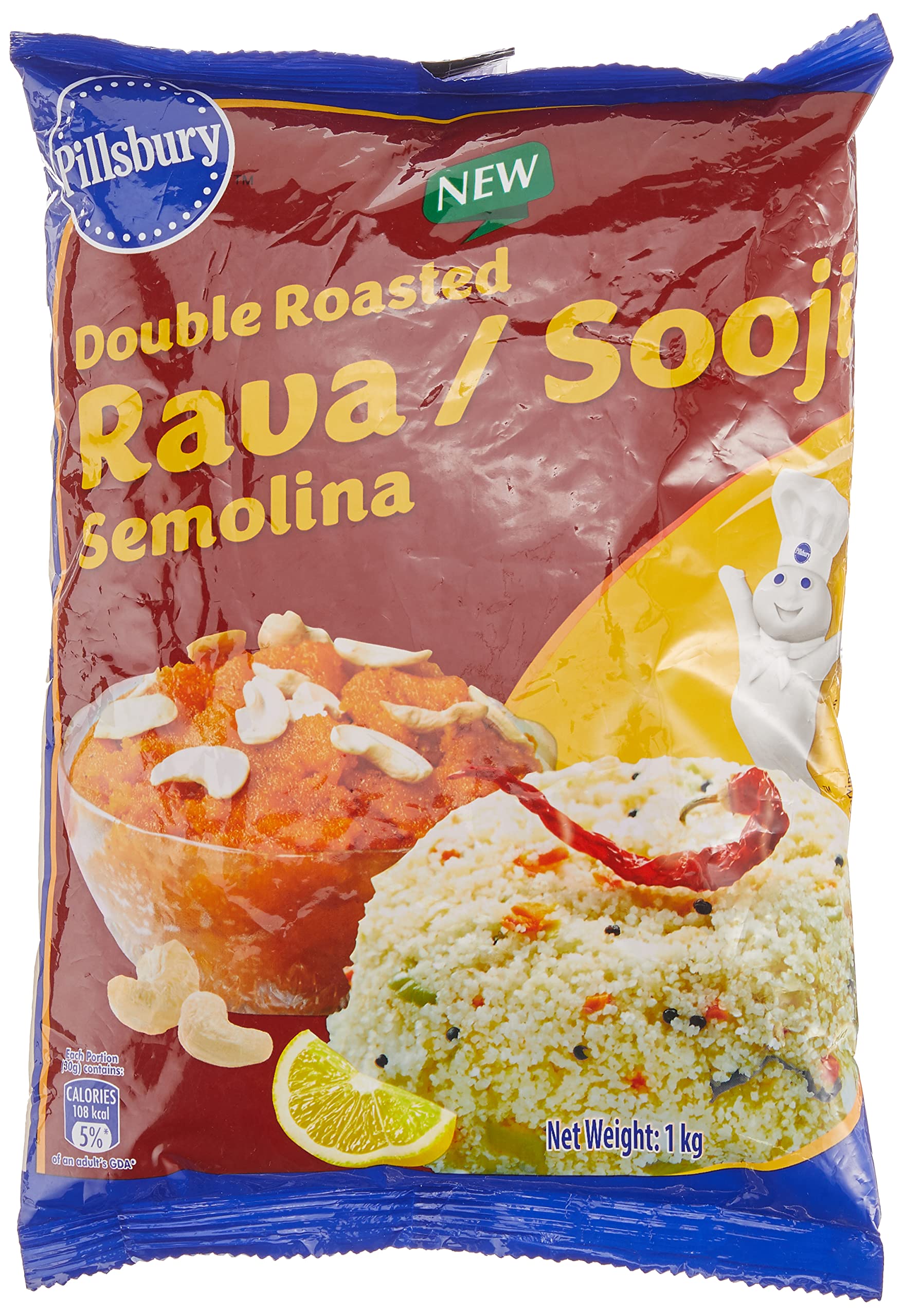 Sooji Rava - Bột Rajdhani Sooji/Rava (Semolina) (500g - 1kg)