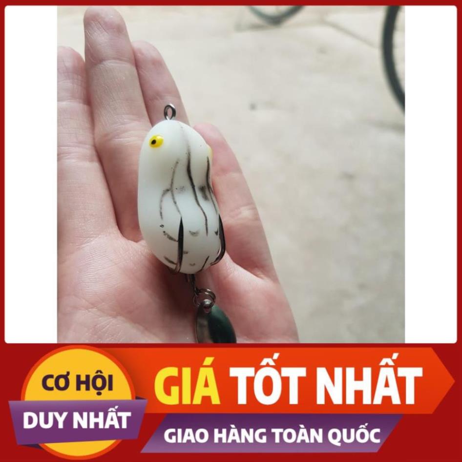 Mồi nhái hơi Thái Lan câu lure, mồi nhái hơi Thái Lan có thìa super frog