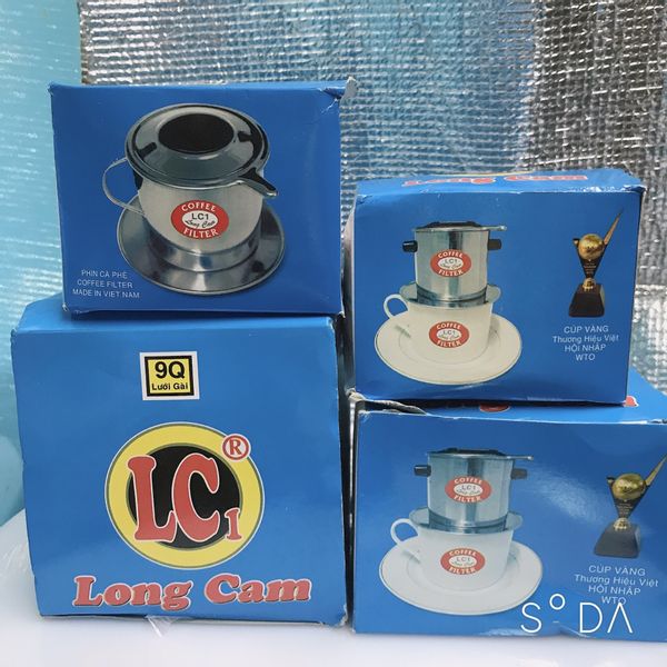 Long Cam Stainless Steel Coffee Filter with Screw Mesh